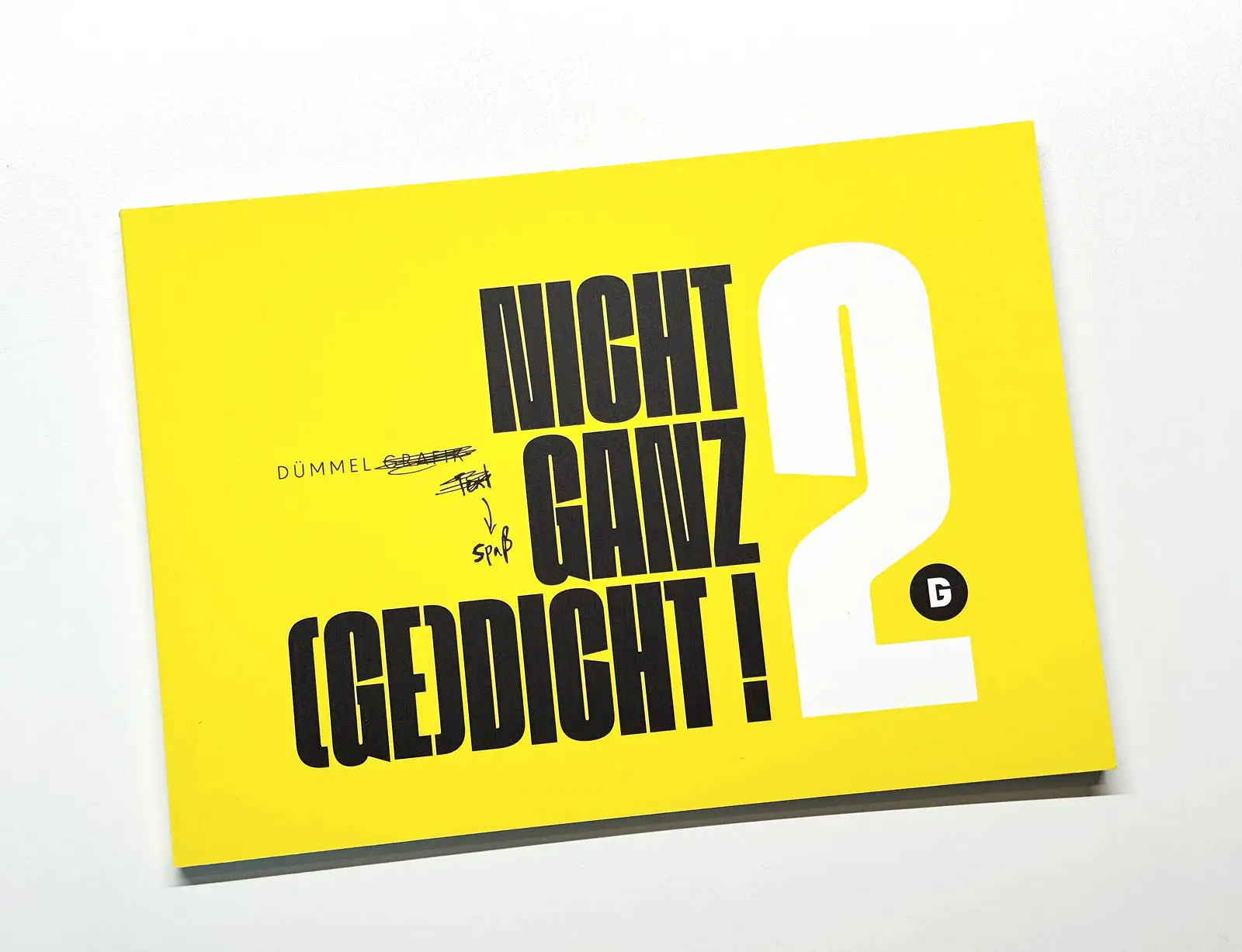 dg gedichtbuch nicht ganz gedicht II foto cover