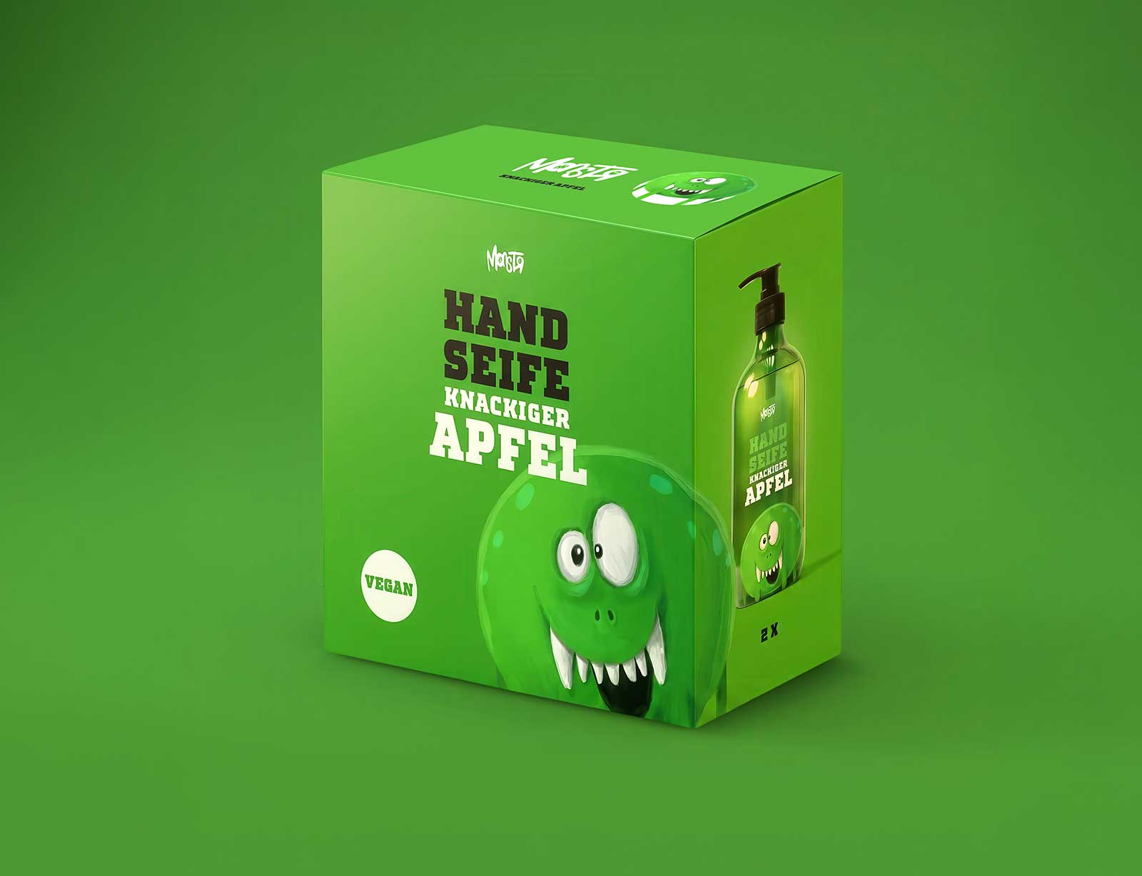 dg kinderseife verpackung apfel