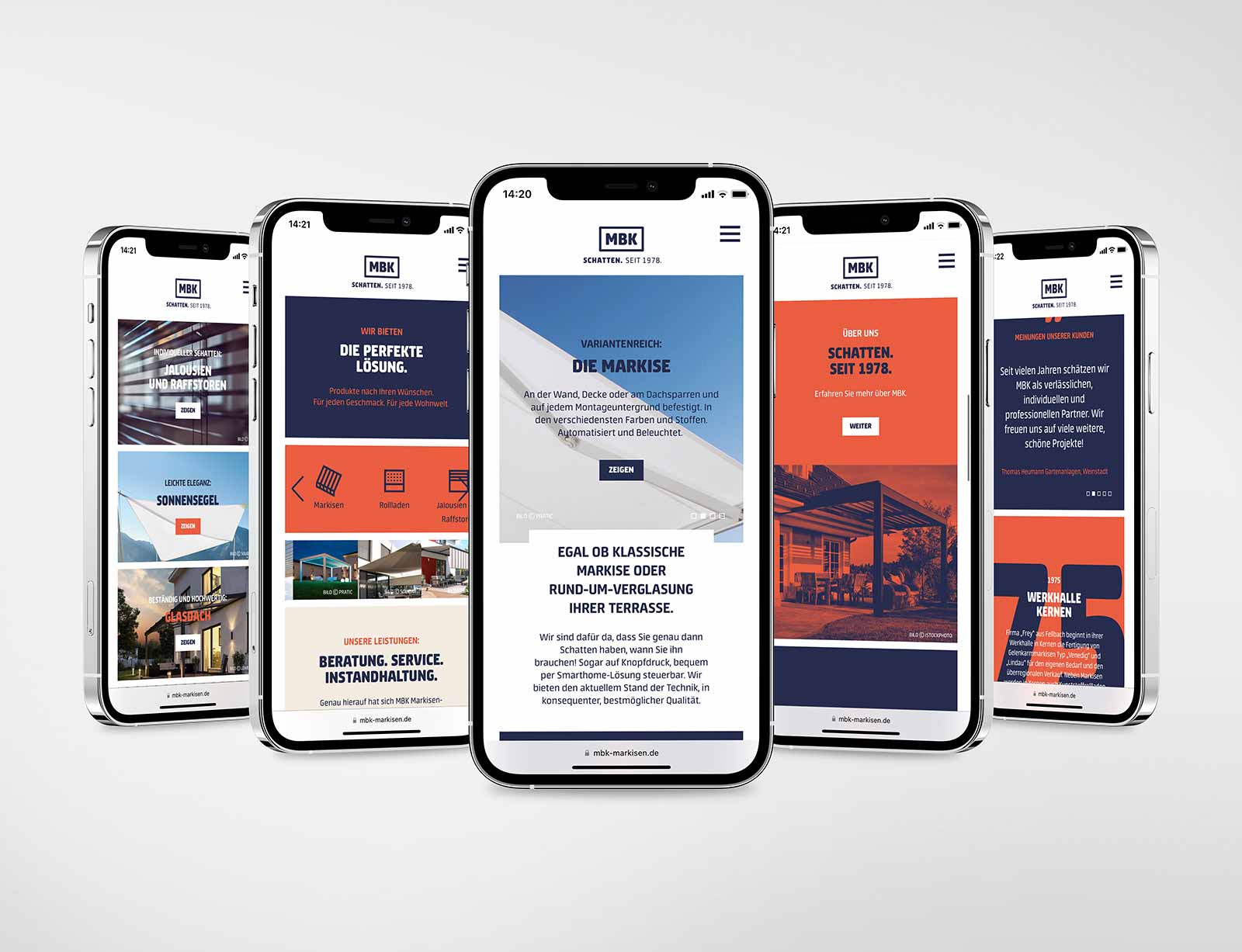 dg mbk branding website smartphone
