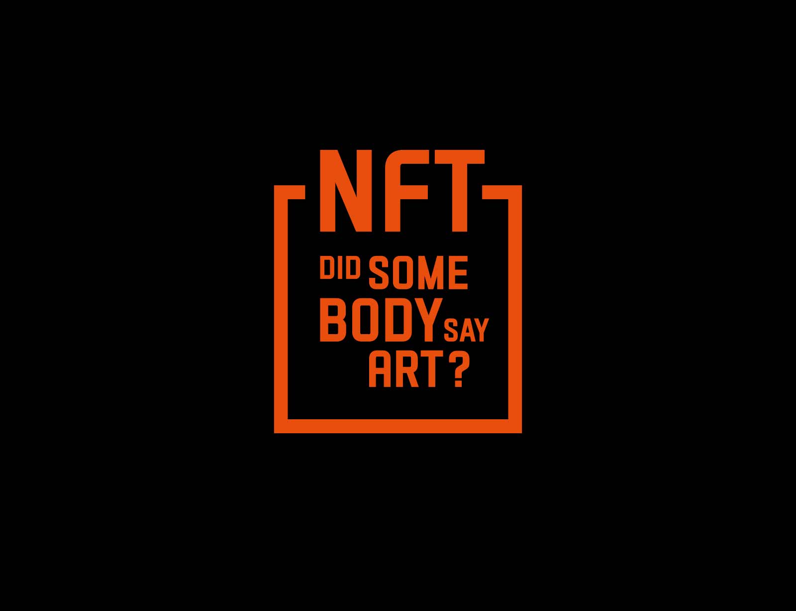 dg nft ausstellung logo auf schwarz