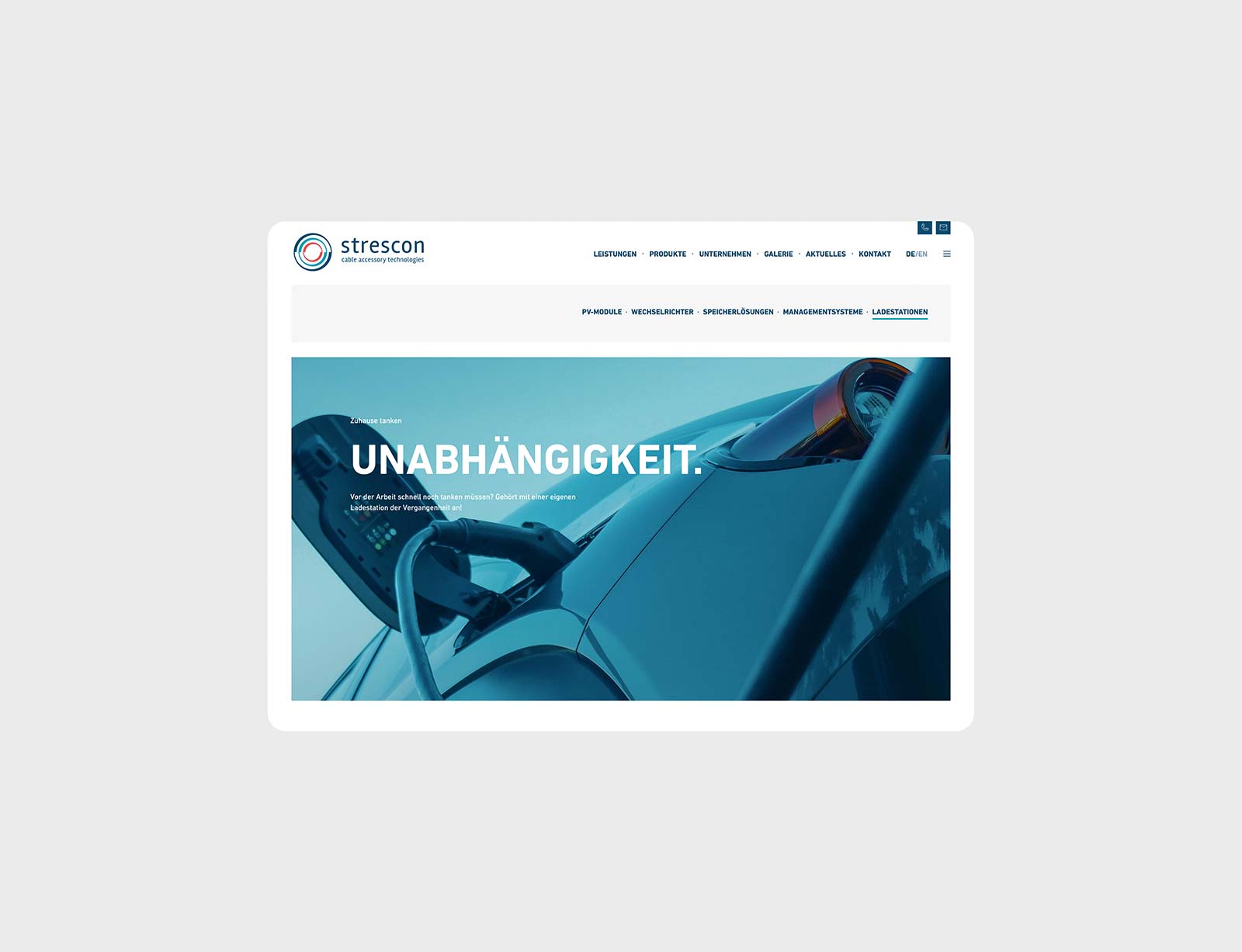 dg strescon web unabhaeng