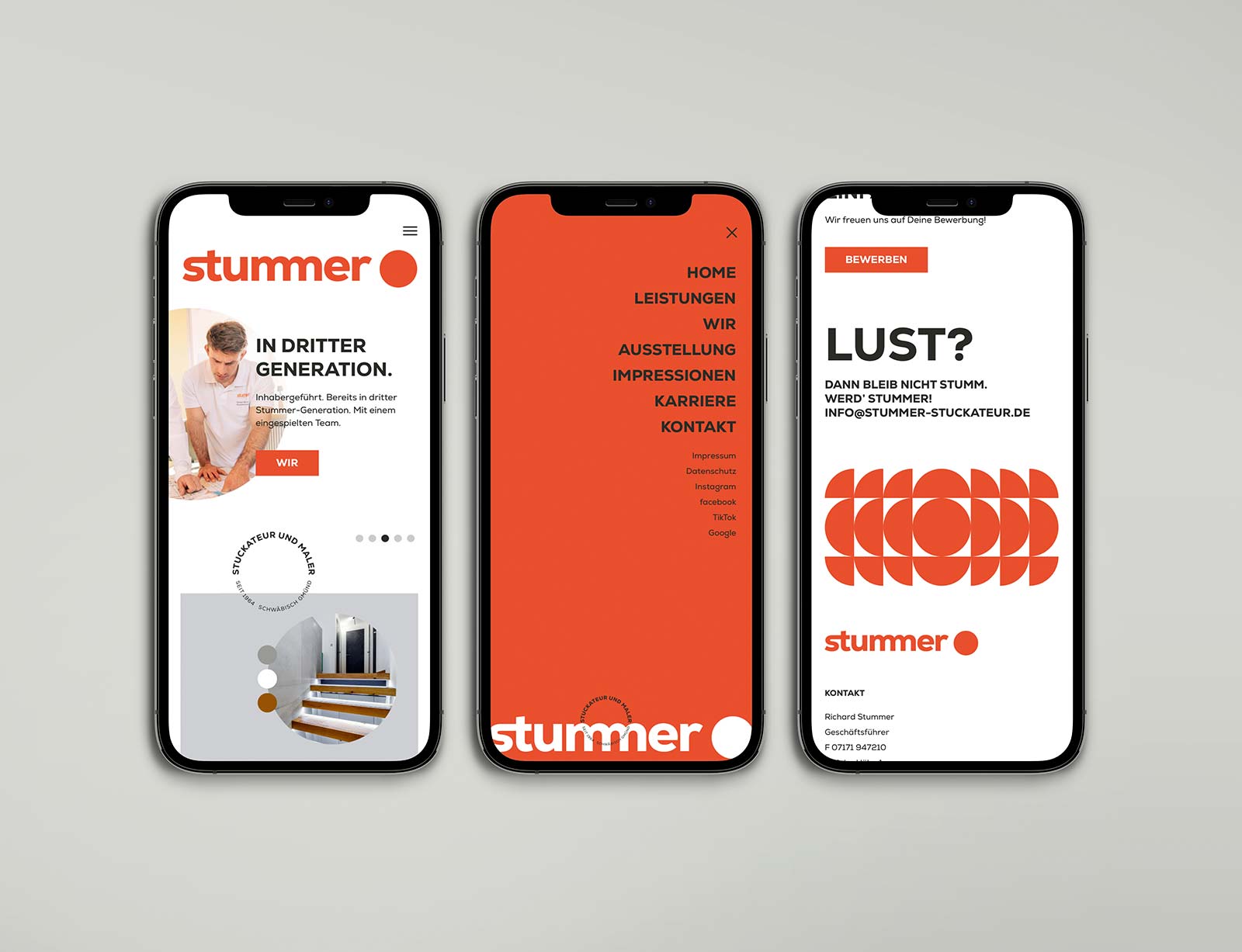 dg stummer branding web mobil