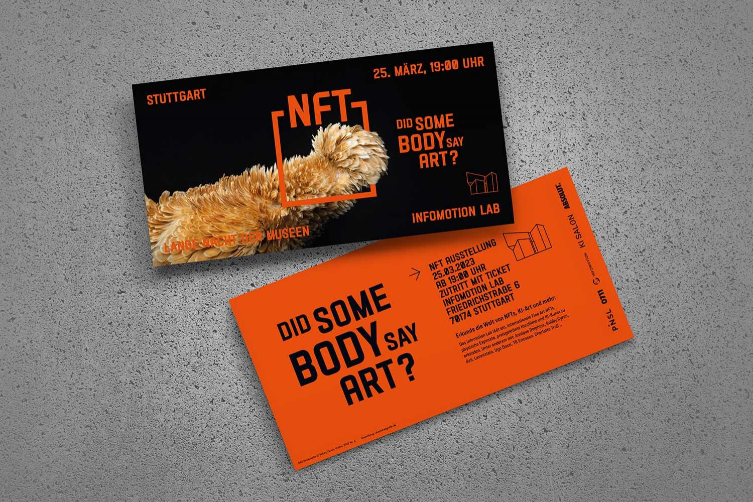 dg veranstaltung nft flyer