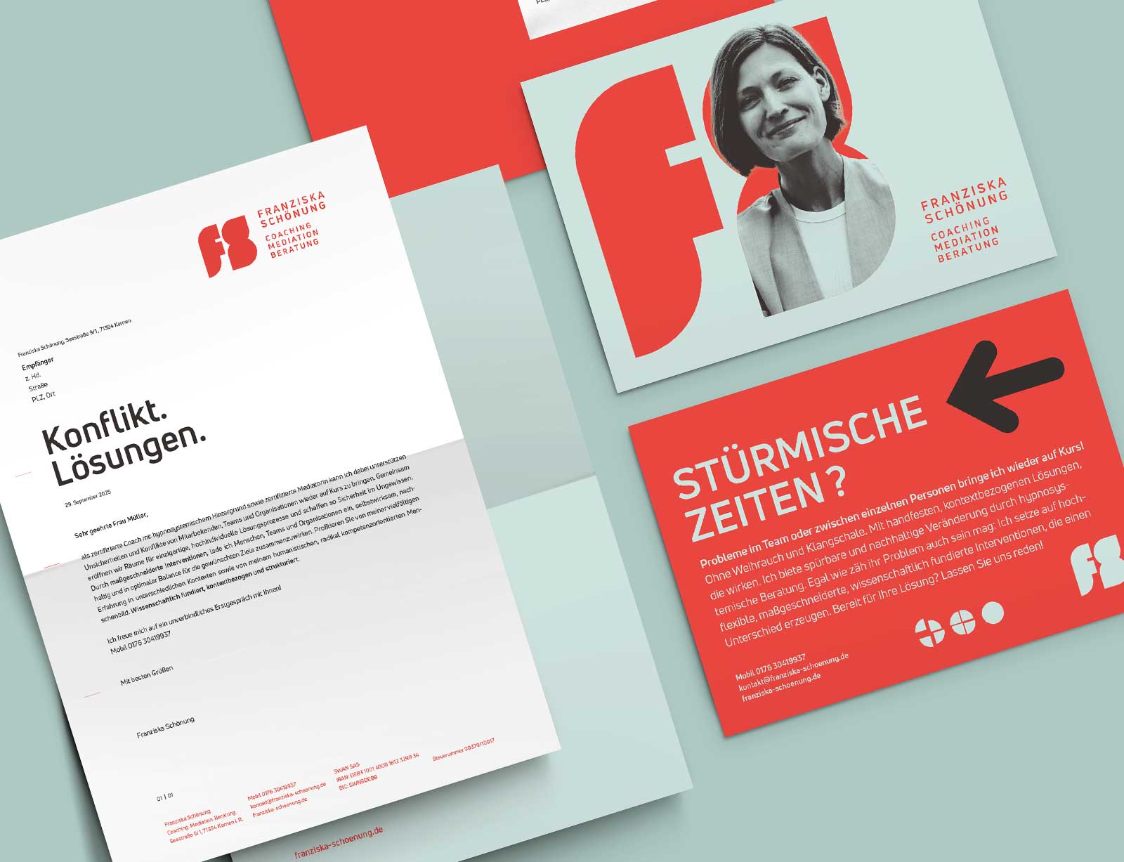 dg franziska schoenung branding mailing nah