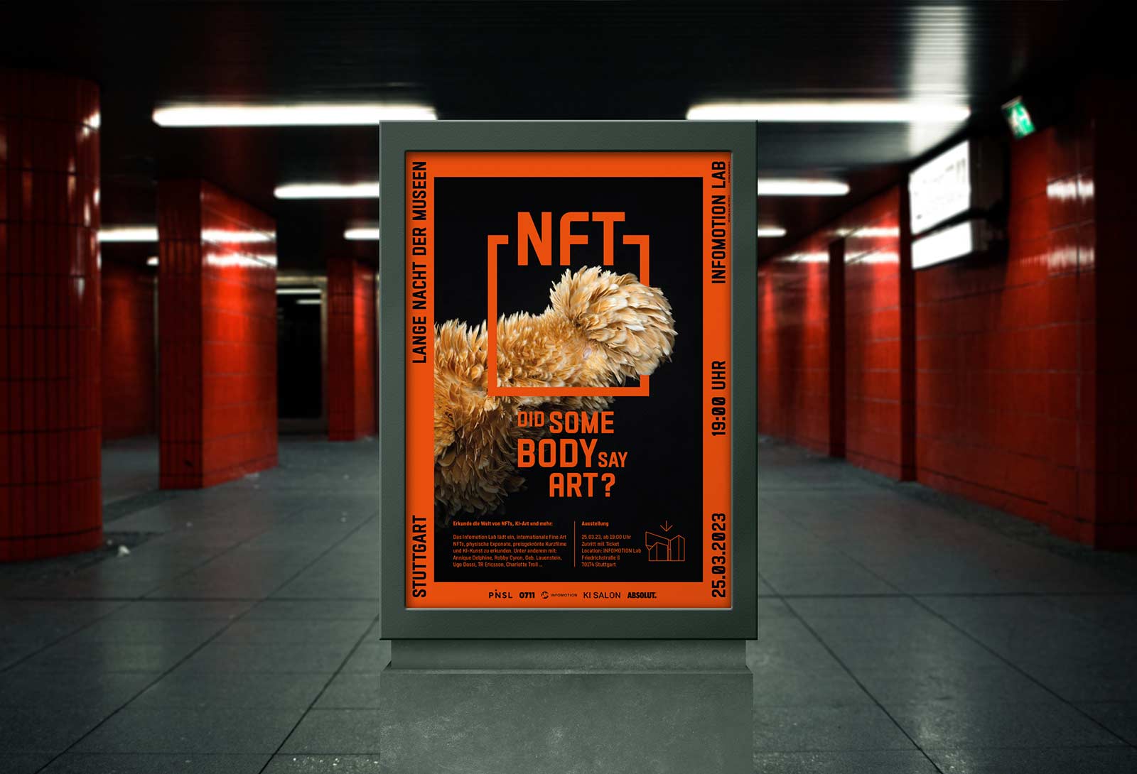 dg hero projekt nft poster
