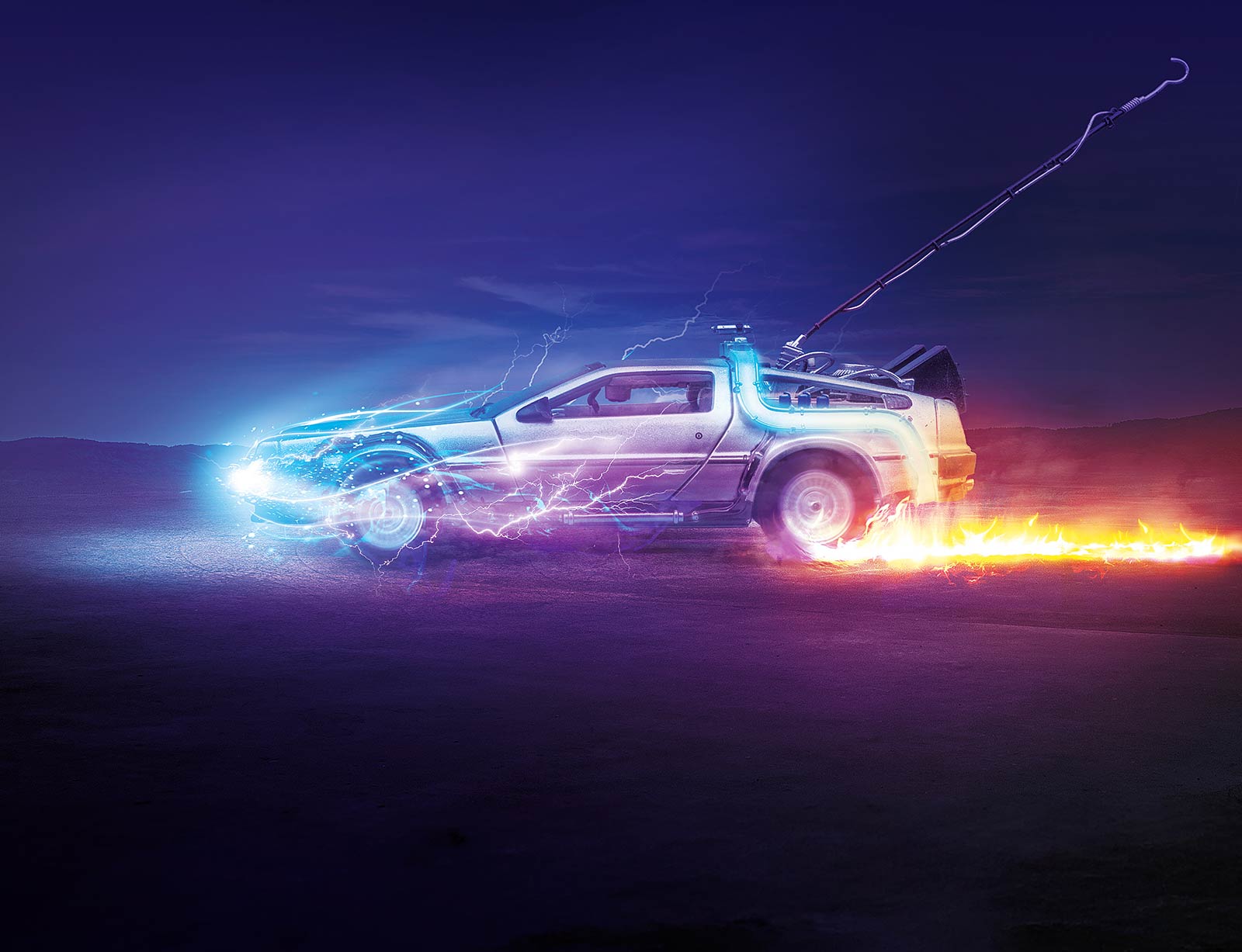 dg info slide intro delorean seitlich