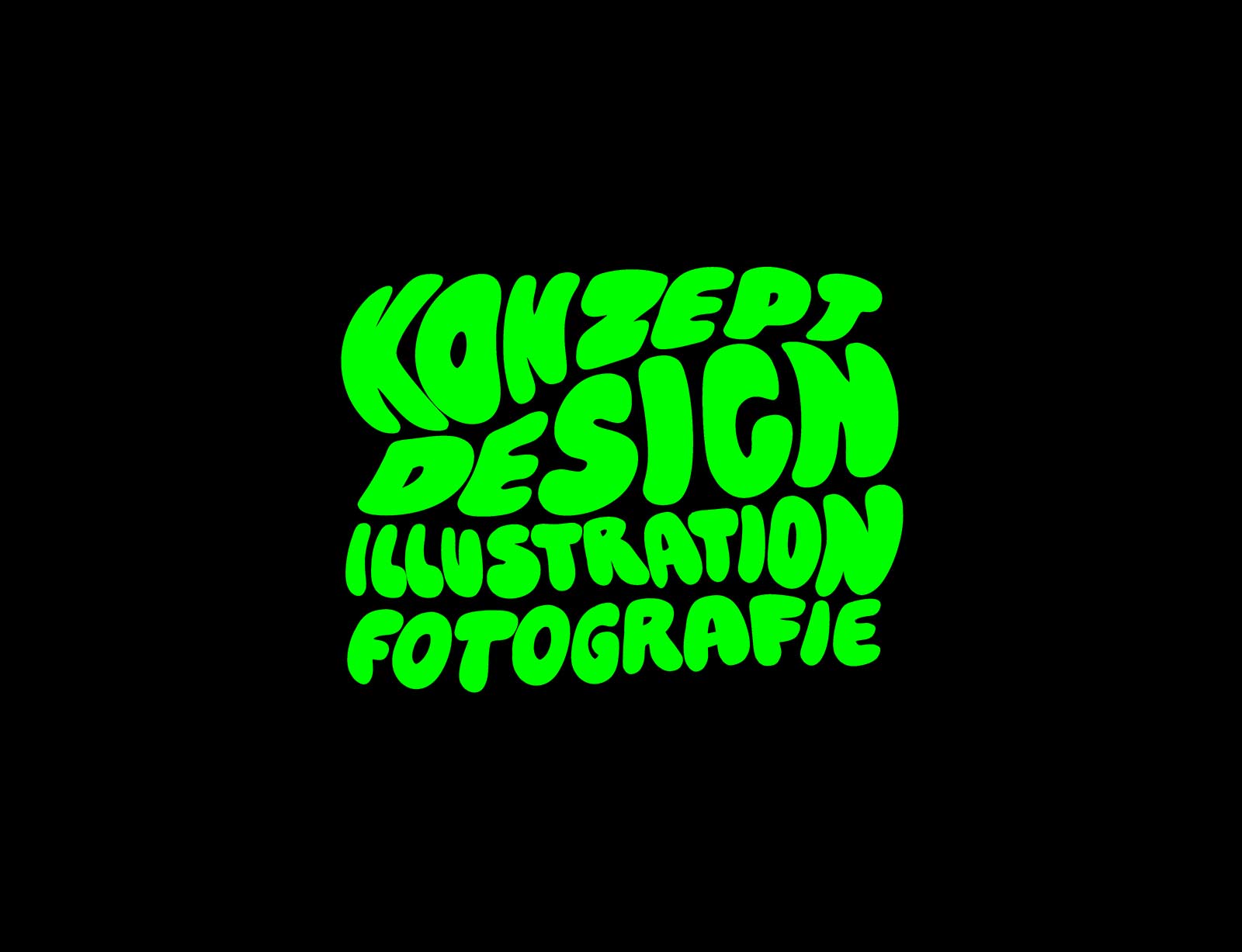 dg info slide intro typo konzept