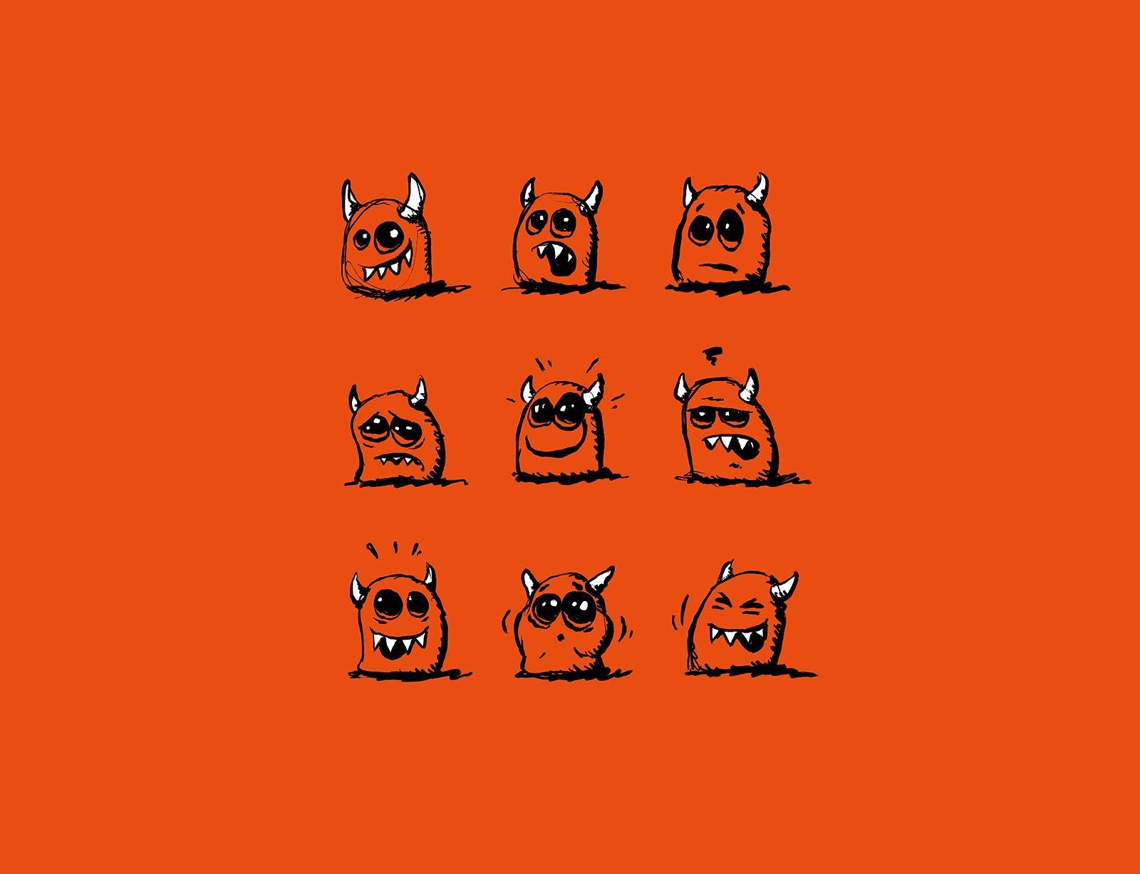 dg leistungen slide illu halloween monsterchen viele