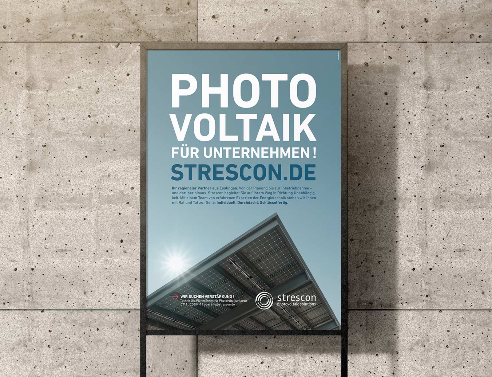 dg leistungen slide poster strescon