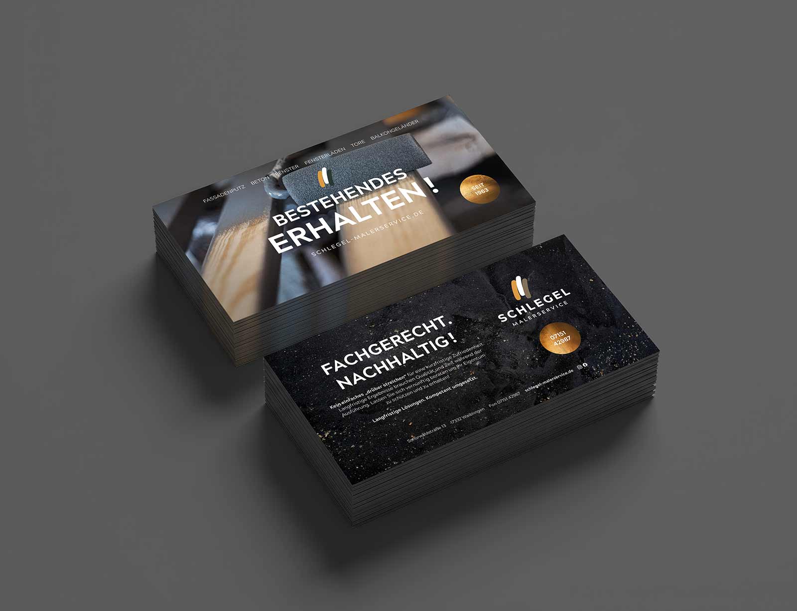 dg schlegel branding flyer wert