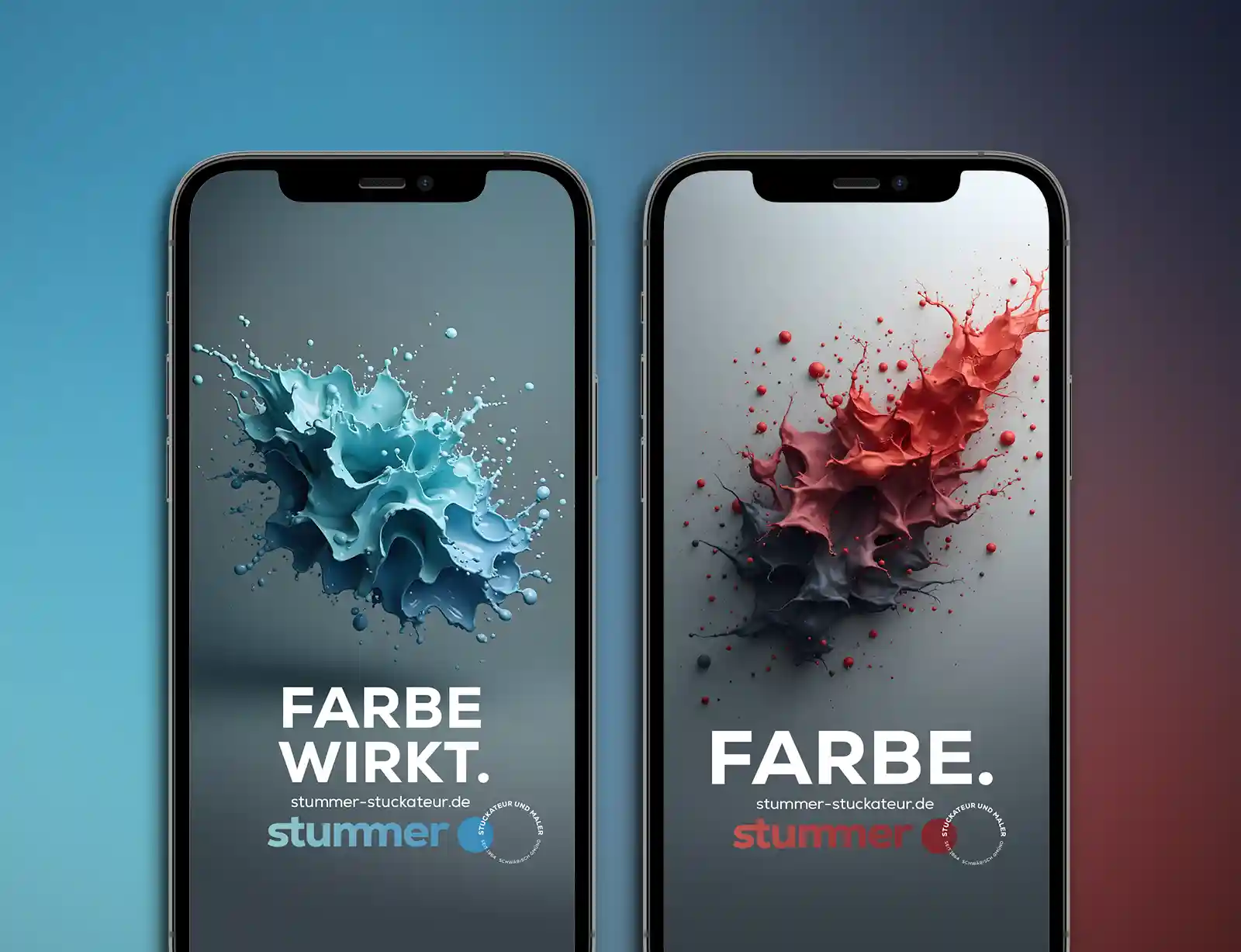 dg stummer farbkonzept insta stories